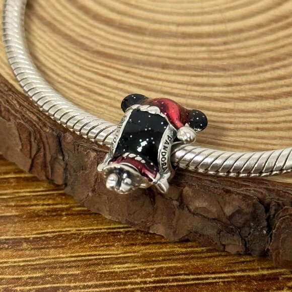Pandora Minnie Mouse Holiday Charm Sterling silver Jewelry - Picture 4 of 4